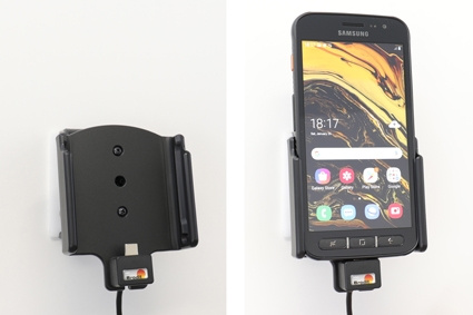 Brodit Aktivhalterung für feste Installation, Samsung Galaxy XCover 4s