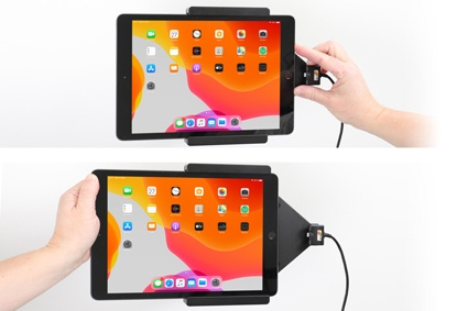 Brodit Aktivhalterung für feste Installation, Apple iPad 10.2 7th Gen (A2197, A2198, A2200)/8th Gen (A2428, A2429, A2430, A2270)/9th Gen (A2602, A2603, A2604, A2605)