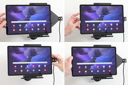 Brodit Aktivhalterung für feste Installation, Samsung Galaxy Tab S7 FE SM-T733
