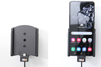 Brodit Aktivhalterung für feste Installation, Samsung Galaxy S20 Ultra 5G (SM-G988B)/S21 Ultra 5G SM-G9988/DS