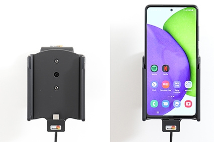 Brodit Aktivhalterung für feste Installation, Samsung Galaxy A52 SM-A52F/DS/A52S 5G SM-A528B. SM-A528B/DS
