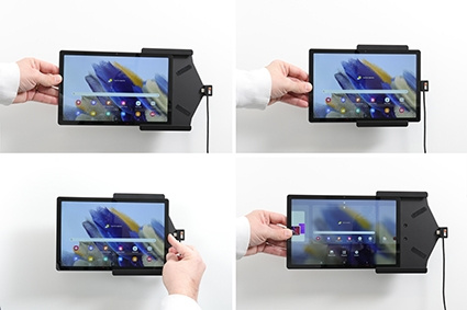 Brodit Aktivhalterung für feste Installation, Samsung Galaxy Tab A8 SM-X200/205