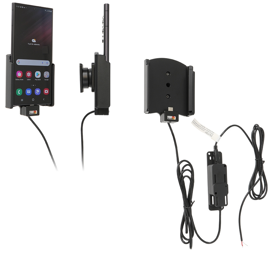 Brodit Aktivhalterung für feste Installation, Samsung Galaxy S22 Ultra 5G (SM-S908B/SM-S908B/DS)