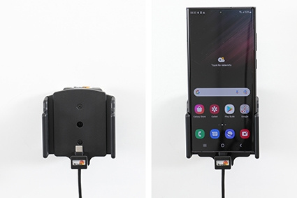 Brodit Aktivhalterung für feste Installation, Samsung Galaxy S22 Ultra 5G (SM-S908B/SM-S908B/DS)