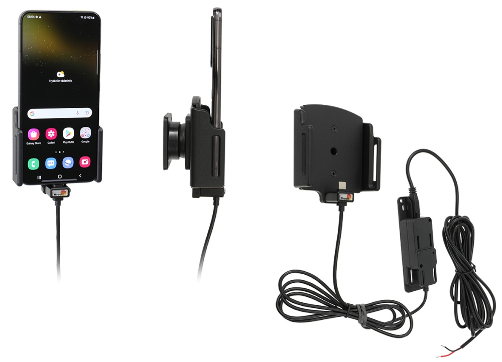 Brodit Aktivhalterung für feste Installation, Samsung Galaxy S22+ 5G (SM-S906B/SM-S906B/DS)