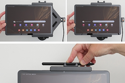 Brodit Aktivhalterung für feste Installation, Samsung Galaxy Tab S8 SM-X700