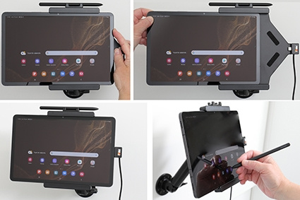 Brodit Aktivhalterung für feste Installation, Samsung Galaxy Tab S8 SM-X700