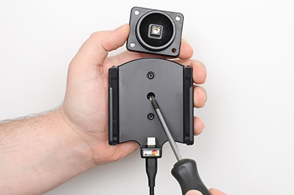 Brodit Aktivhalterung für feste Installation, Apple iPhone 15/15 Pro