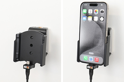 Brodit Aktivhalterung für feste Installation, Apple iPhone 15/15 Pro