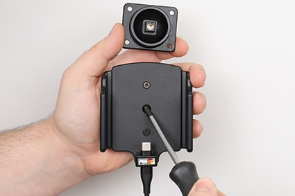 Brodit Aktivhalterung für feste Installation, Apple iPhone 15/15 Pro/16/16 Pro/16e