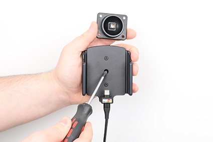 Brodit Aktivhalterung für feste Installation, Apple iPhone 15/15 Pro/16/16 Pro/16e