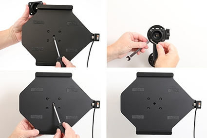 Brodit Aktivhalterung für feste Installation, Apple iPad Pro 11 2024 (A2836, A2837, A3006)