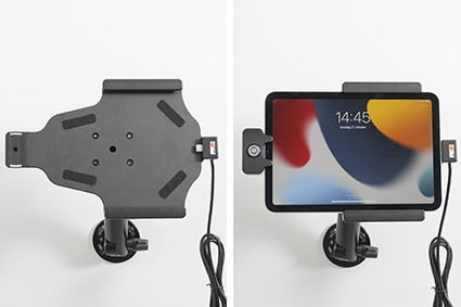 Brodit Halterung mit Schlüsselschloss, Apple iPad Mini 6th Gen (A2567, A2568, A2569)/7th Gen 2024 (A2995, A2996)