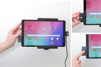 Brodit Halter mit Schlüsselschloss, Samsung Galaxy Tab A 10.1 (2019) SM-T510/SM-T515