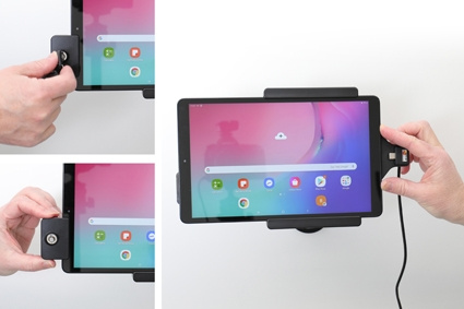 Brodit Halter mit Schlüsselschloss, Samsung Galaxy Tab A 10.1 (2019) SM-T510/SM-T515