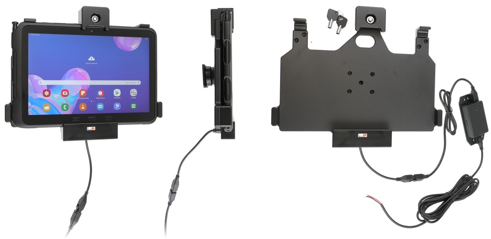 Brodit Halter mit Schlüsselschloss, Samsung Galaxy Tab Active Pro T540/T545/T547/T547U