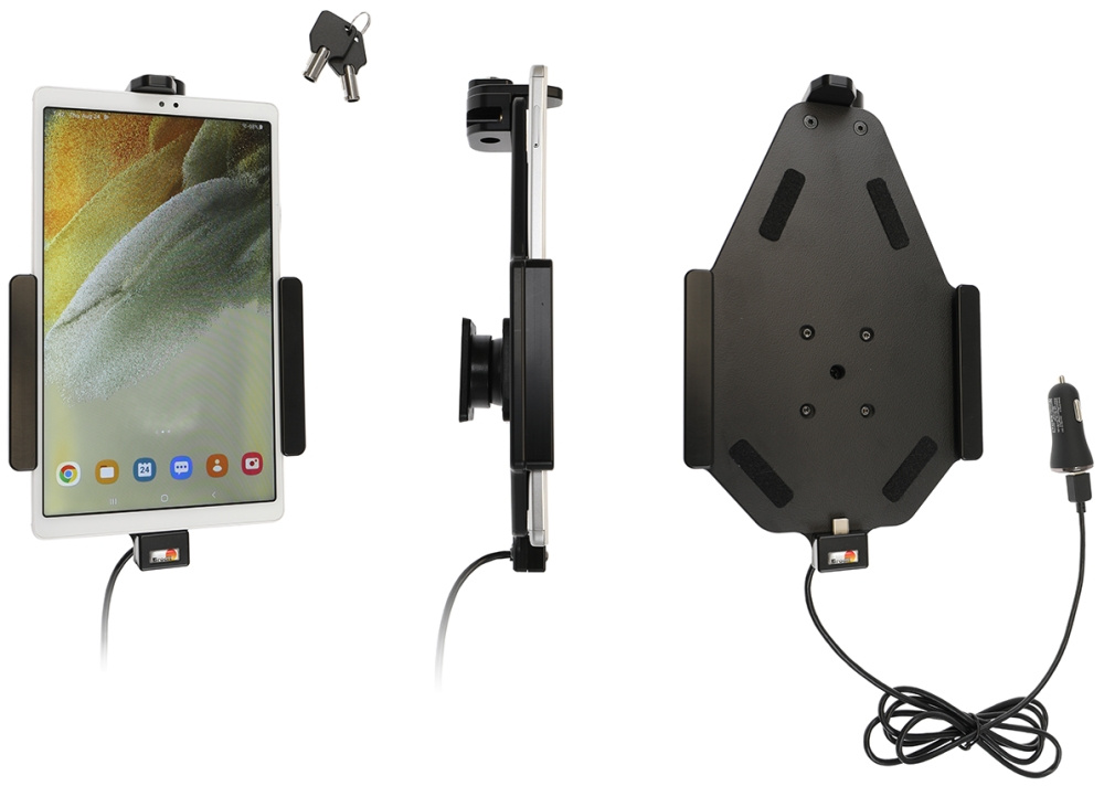 Brodit Halter mit Schlüsselschloss, Samsung Galaxy Tab A7 Lite SM-T220/SM-T225
