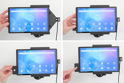 Brodit Halter mit Schlüsselschloss, Lenovo Tab K10 TB-X6C6F