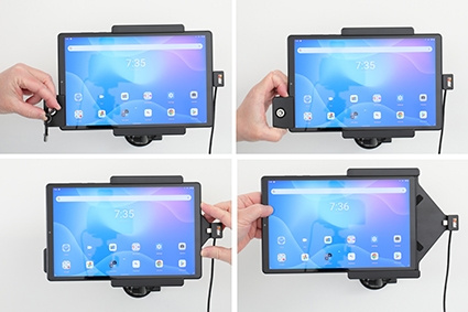Brodit Halter mit Schlüsselschloss, Lenovo Tab K10 TB-X6C6F