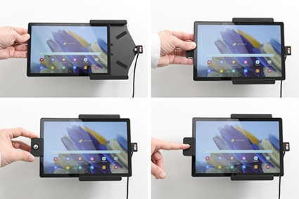 Brodit Halter mit Schlüsselschloss, Samsung Galaxy Tab A8 SM-X200/205