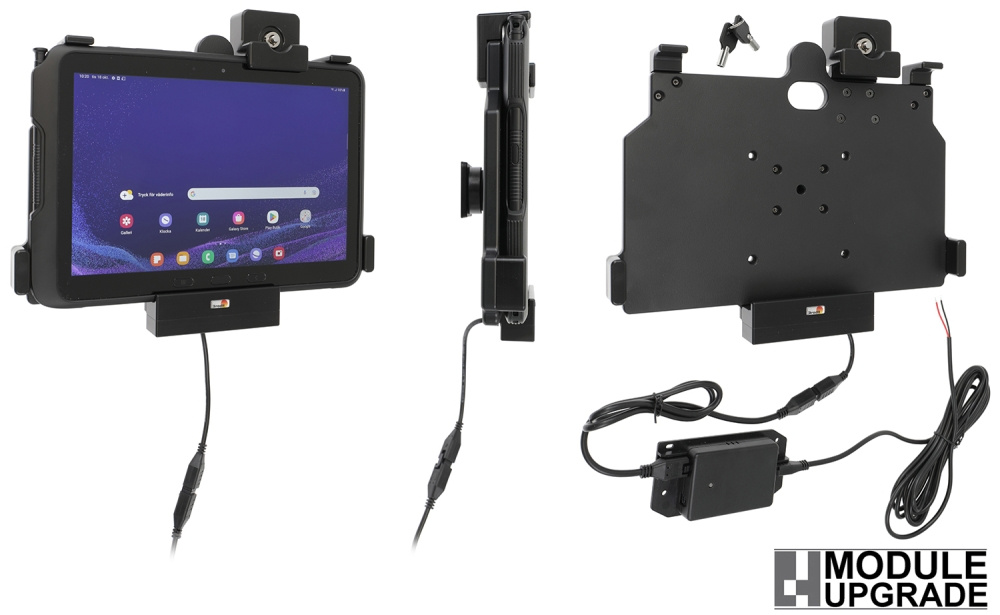 Brodit Halter mit Schlüsselschloss, Samsung Galaxy Tab Active 4 Pro SM-T630/SM-T636