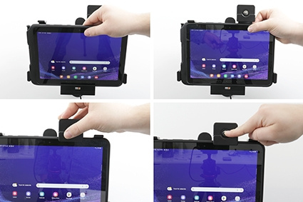 Brodit Halter mit Schlüsselschloss, Samsung Galaxy Tab Active 4 Pro SM-T630/SM-T636