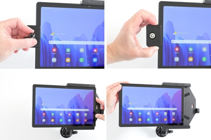 Brodit Halter mit Schlüsselschloss, Samsung Galaxy Tab A7 10.4 (2020) SM-T500/SM-T505
