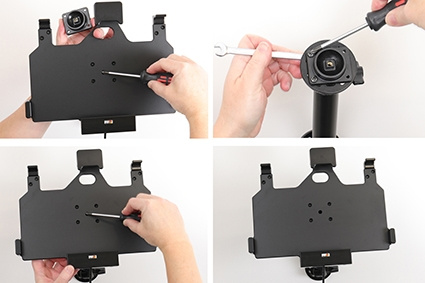 Brodit Halter mit Federverriegelung, Samsung Galaxy Tab Active Pro T540/T545/T547/T547U