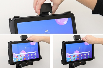 Brodit Halter mit Federverriegelung, Samsung Galaxy Tab Active Pro T540/T545/T547/T547U