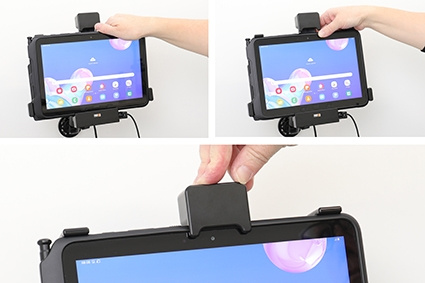 Brodit Halter mit Federverriegelung, Samsung Galaxy Tab Active Pro T540/T545/T547/T547U