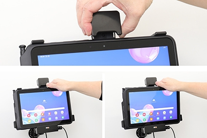 Brodit Halter mit Federverriegelung, Samsung Galaxy Tab Active Pro T540/T545/T547/T547U