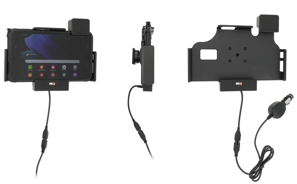 Brodit Halter mit Federverriegelung, Samsung Galaxy Tab Active 2 SM-T390/SM-T395/3 SM-T570/SM-T575/5 SM-X300/SM-X306B