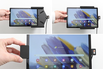 Brodit Halter mit Federverriegelung, Samsung Galaxy Tab A8 SM-X200/205