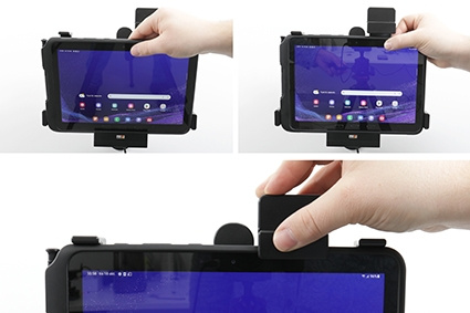 Brodit Halter mit Federverriegelung, Samsung Galaxy Tab Active 4 Pro SM-T630/SM-T636