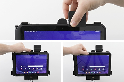 Brodit Halter mit Federverriegelung, Samsung Galaxy Tab Active 4 Pro SM-T630/SM-T636