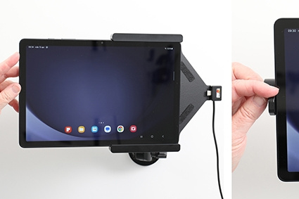 Brodit Halter mit Federverriegelung, Samsung Galaxy Tab A9+ 11 SM-X210/SM-X215 LTE/SM-X216 5G