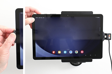 Brodit Halter mit Federverriegelung, Samsung Galaxy Tab A9+ 11 SM-X210/SM-X215 LTE/SM-X216 5G