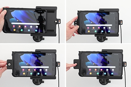 Brodit Halterung mit Schlüsselschloss, Samsung Galaxy Tab Active 2 SM-T390/SM-T395/3 SM-T570/SM-T575
