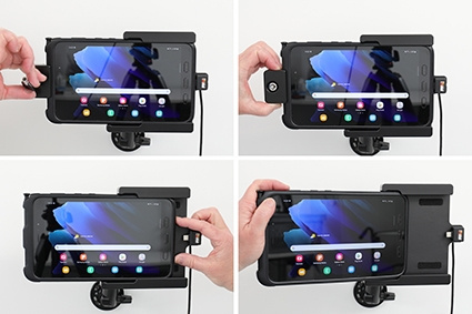 Brodit Halterung mit Schlüsselschloss, Samsung Galaxy Tab Active 2 SM-T390/SM-T395/3 SM-T570/SM-T575