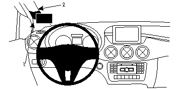 Brodit ProClip, Mercedes Benz B-Klasse 12-18