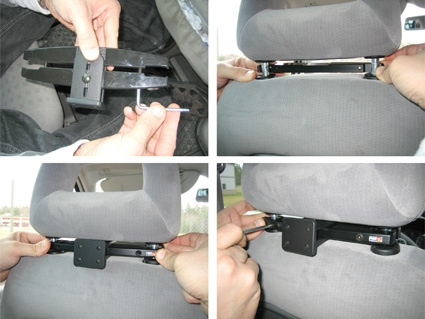 Brodit Kopfstützenhalterung, Land Rover Freelander 95-18
