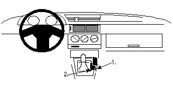 Alfa Romeo 155 92-97, Konsole