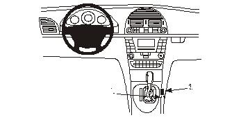 Brodit ProClip, Mercedes Benz E-Class, Sedan 02-09
