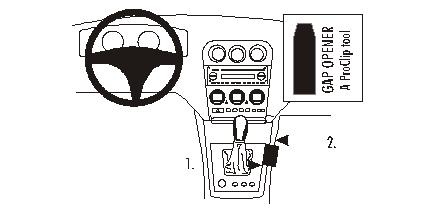 Alfa Romeo 156 02-06, Konsole