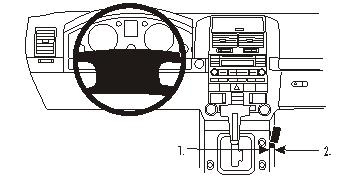 Volkswagen Touareg 03-09, Konsole