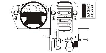 Ford F-150 04-08, Konsole