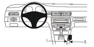 BMW 316-330/E90/E91/E92/E93 05-12, Konsole