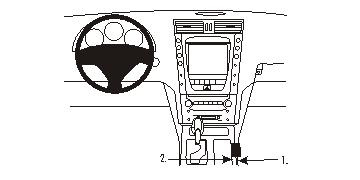 Lexus GS Serie 05-12, Konsole
