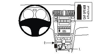 Lexus IS Serie 06-13, Konsole, manuelle Schaltung