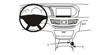 Brodit ProClip, Mercedes Benz S-Klasse 06-09